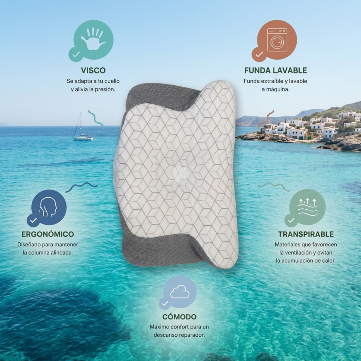Almohada OrthoSleep Medical