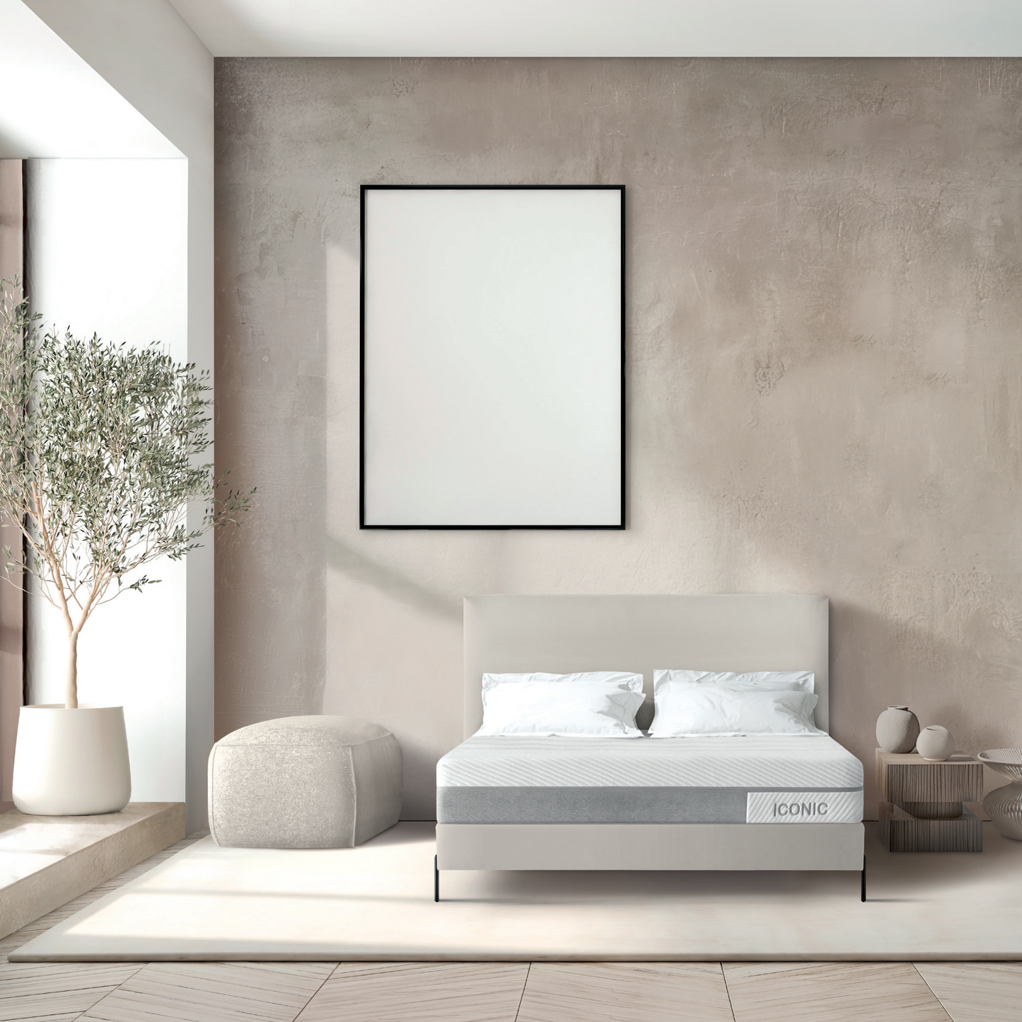 Colchon Iconic Hybrid Exposicion