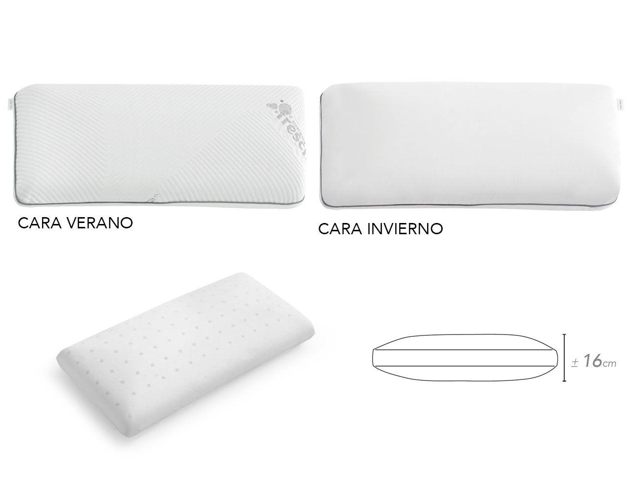 Doble Cara Almohada Cooltech