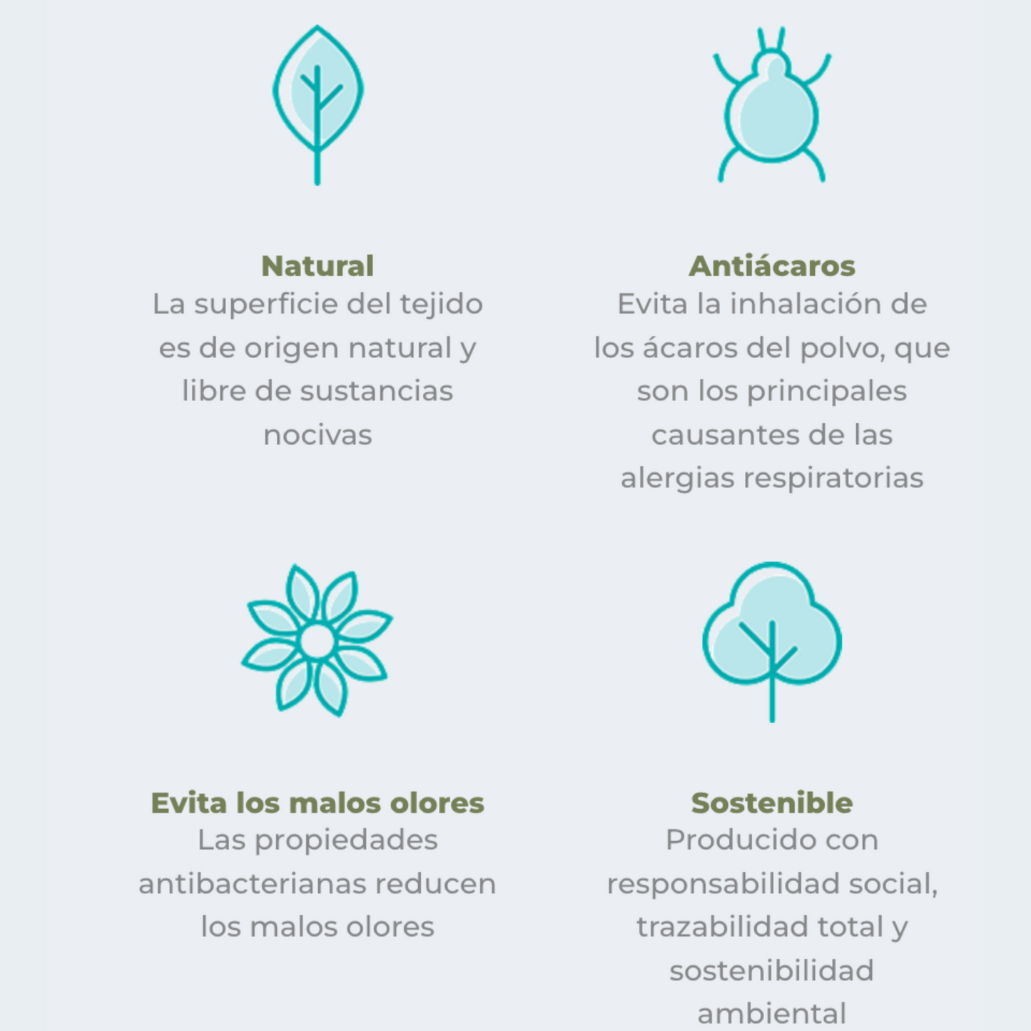 Protector Almohada B-Sensible Natur Zinc