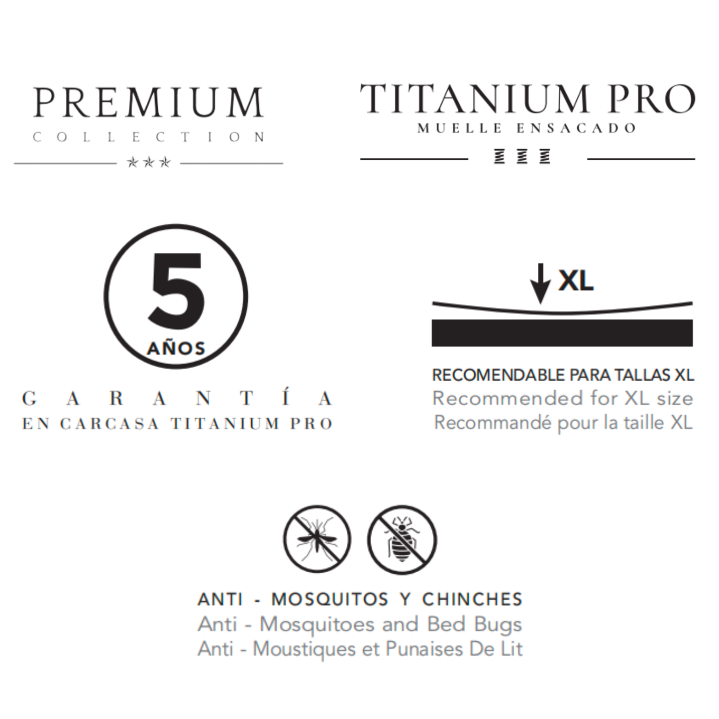 Colchón Tessel Titanium Pro