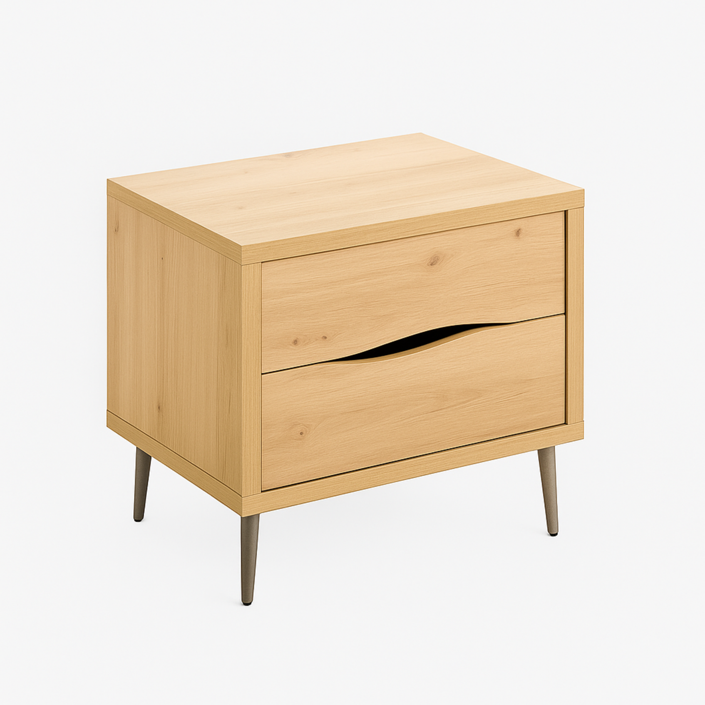 Mesita de noche Suiz 2 Cajones