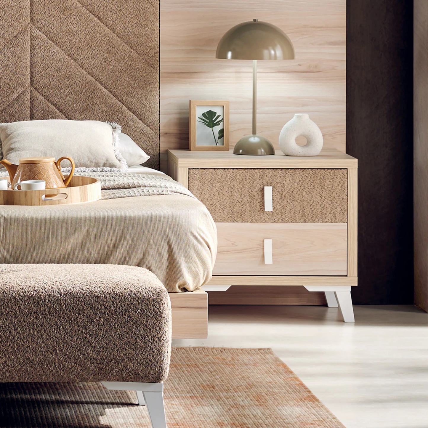 Mesita de noche Nature 2 Cajones