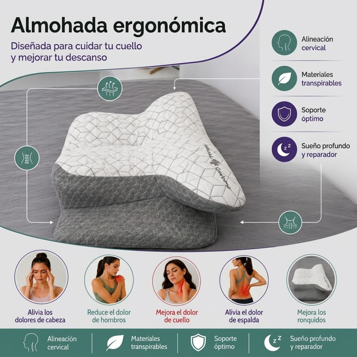 Almohada OrthoSleep Medical
