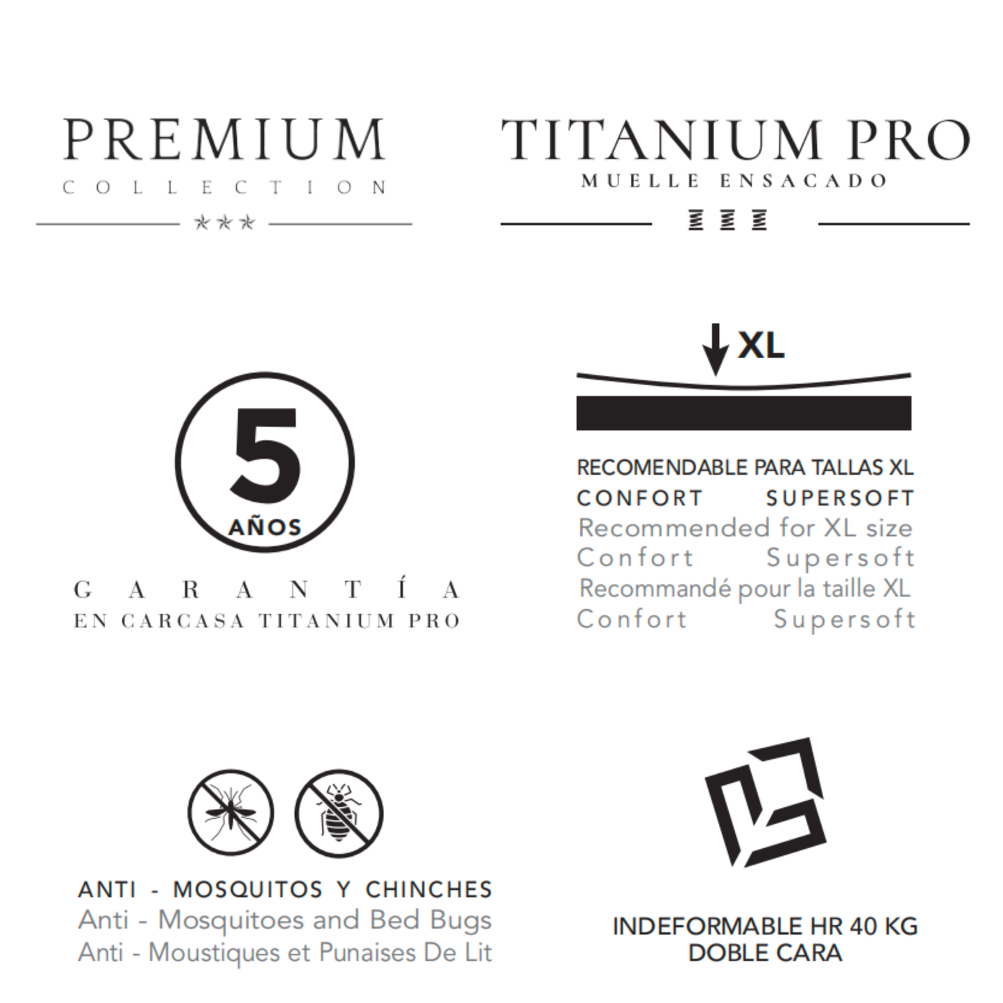 Colchón Caliza Titanium Pro