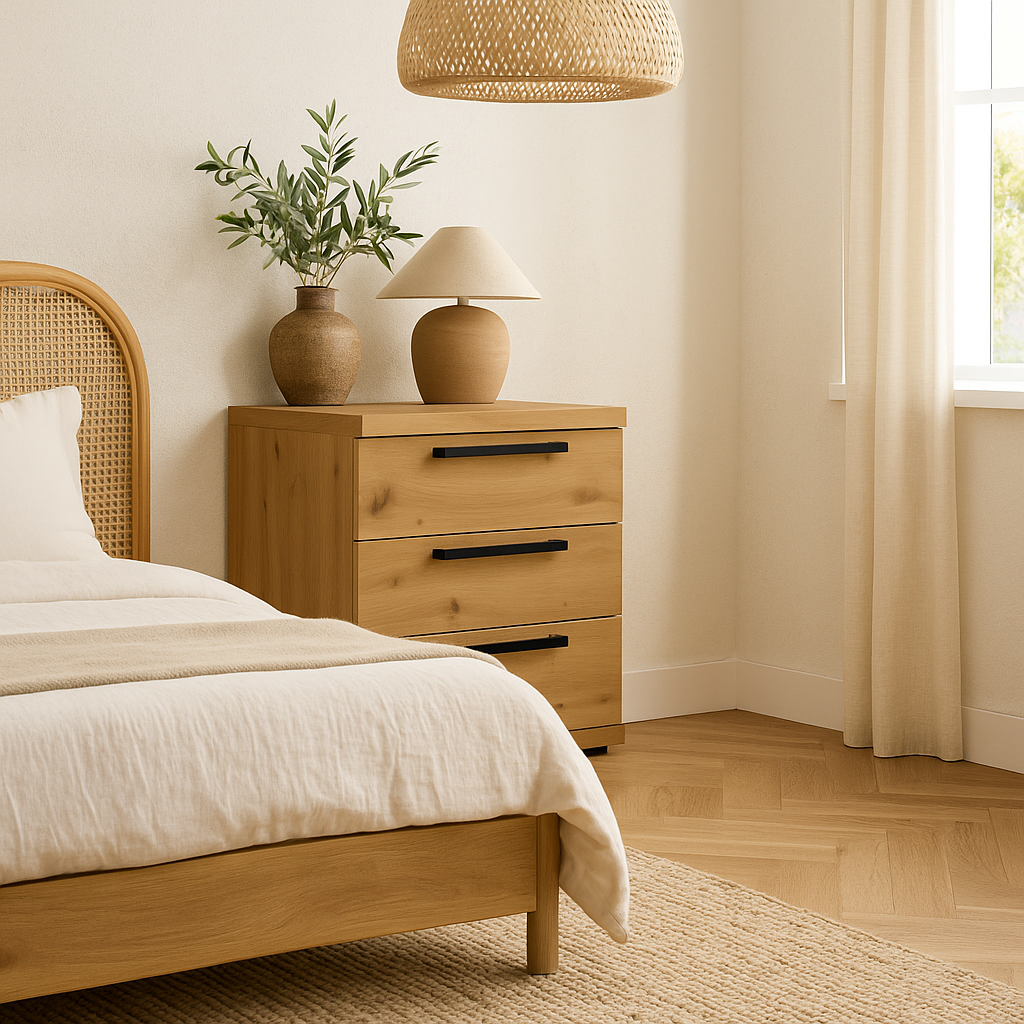 Mesita de noche Samoa 3 Cajones