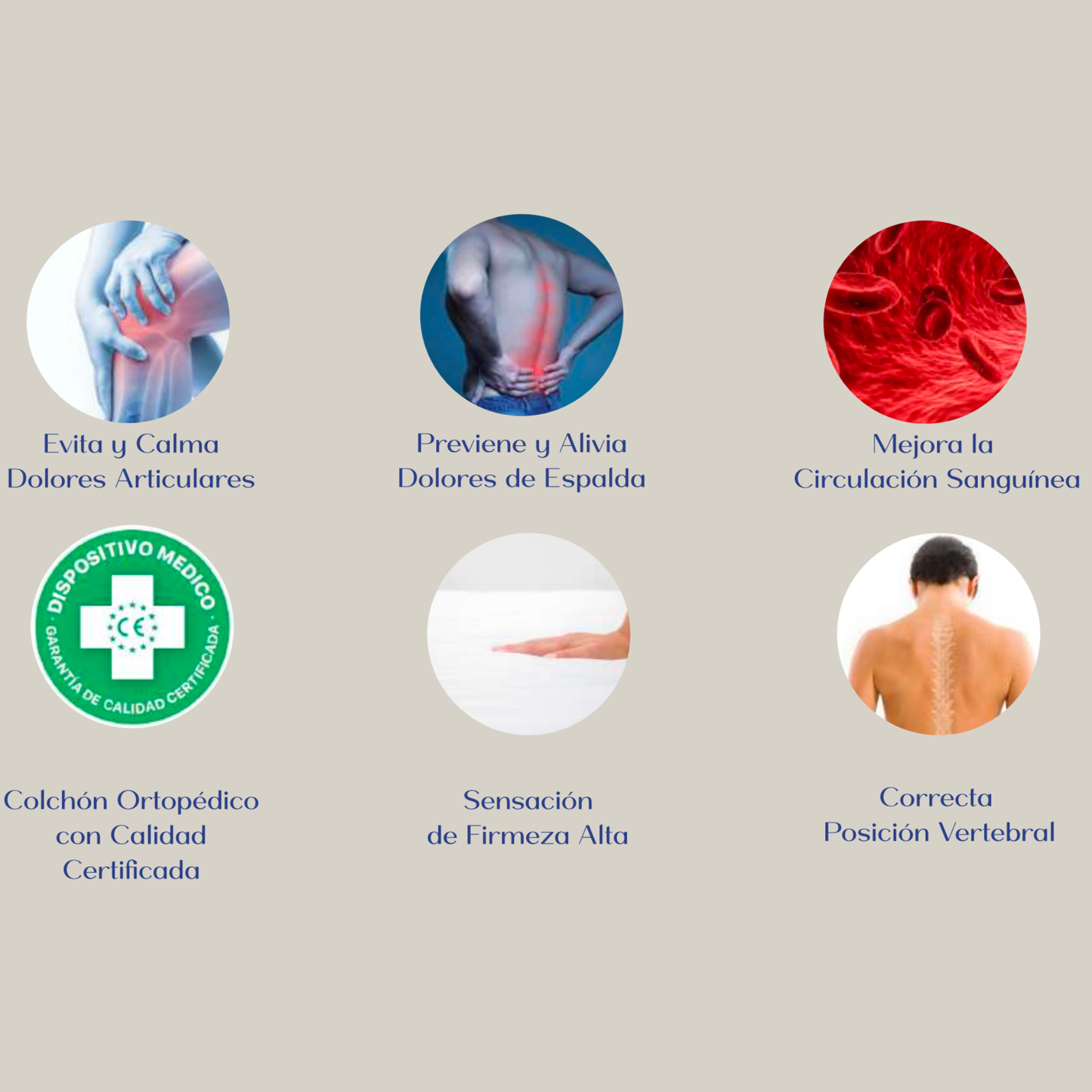 Colchón ortopédico Silhouette con alineación de columna